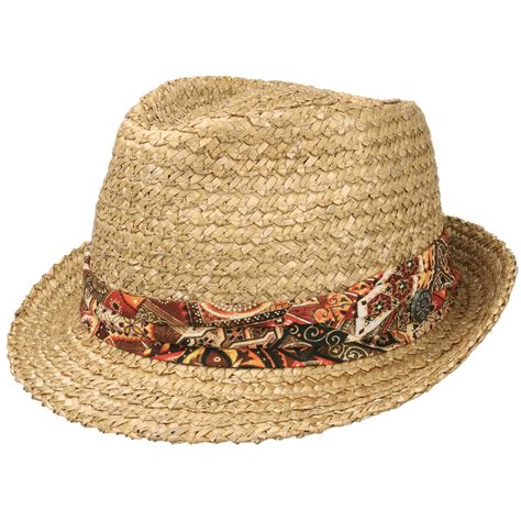 Vintage Wheat Trilby Straw Hat By Stetson