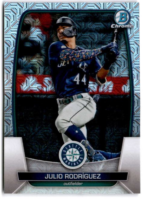 2023 Bowman Chrome Mega Box Mojo Holo 96 JULIO RODRIGUEZ Seattle