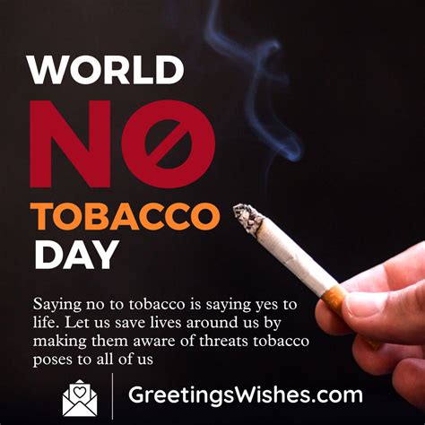 World No Tobacco Day Wishes St May Greetings Wishes