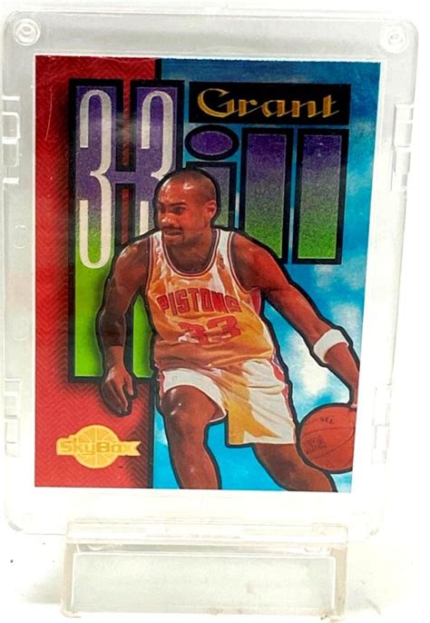 Vintage 1995 Skybox Premium Grant Hill Insert Card GH3 Team Detroit