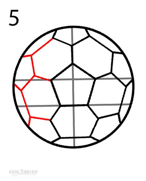 How to Draw a Soccer Ball (Step by Step Pictures) | Cool2bKids