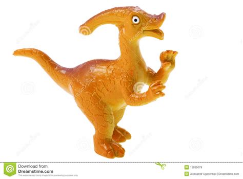 Brinquedo Do Dinossauro No Fundo Branco Imagem De Stock Imagem De