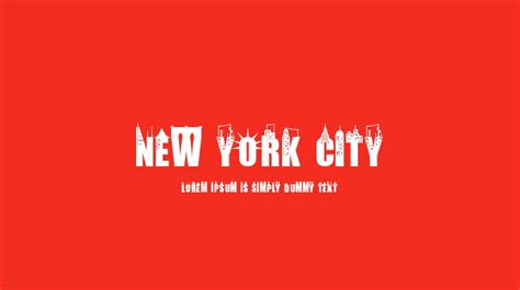 New York City Font : Download Free for Desktop & Webfont