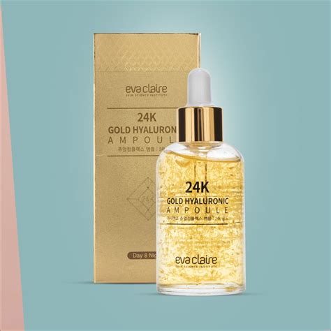 Eva Claire Day And Night 24k Gold Hyaluronic Whitening Serum 55ml