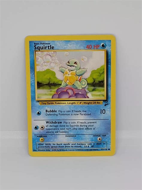 Original Squirtle Card