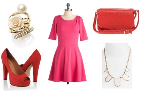 Color Combo to Try: Red + Pink | Combination fashion, Fashion, Red and pink