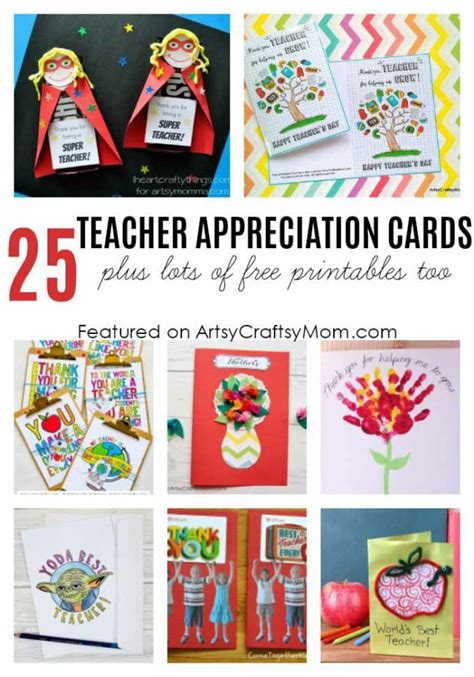 Free Printable Teacher Appreciation Cards