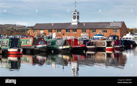 Canal Basin At Stourport On Severn Worcestershire England Stock Photo