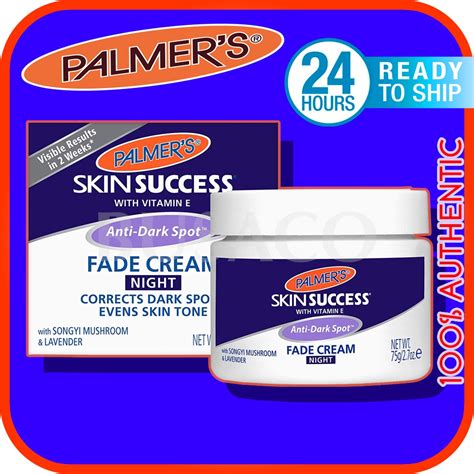 Palmer S Skin Success Anti Dark Spot Night Fade Cream Evens Skin Tone