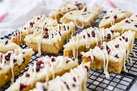 Cranberry Bliss Bars Recipe Leigh Anne Wilkes