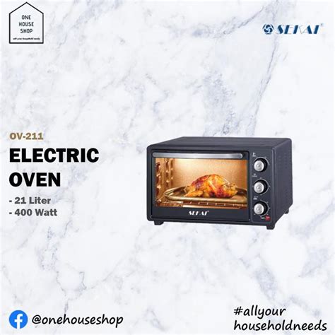 Jual Electric Oven Rotisserie Hemat Listrik Sekai 21 Liter Low Watt OV