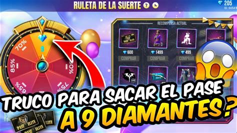 🛑 Truco Para Sacar Pase Elite Con 9 Diamantes Diamantes Gratis Para