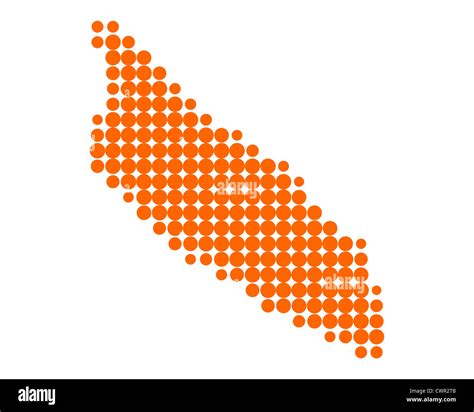 Map Of Aruba Stock Photo Alamy