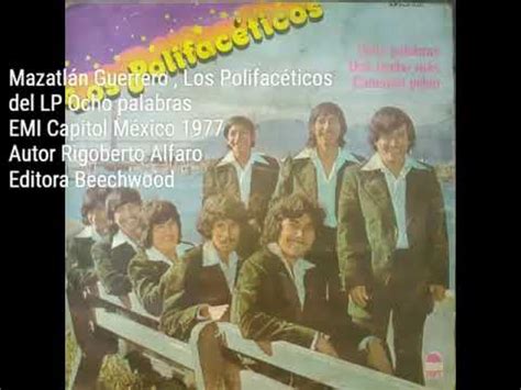 Mazatlán Guerrero Los Polifacéticos LP 1977 YouTube