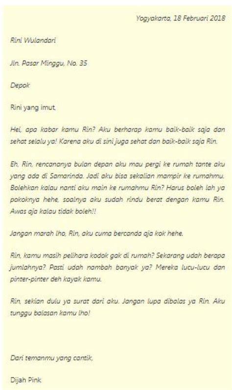 Contoh Surat Pribadi Untuk Ibu 56 Koleksi Gambar