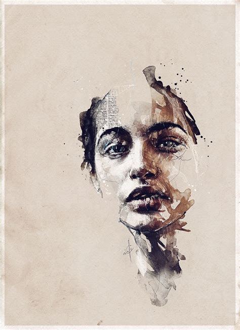 Florian Nicole Neo Innov Mixed Media Portrait Drawing Portraiture