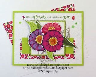 Libby S Craft Studio Thinking Of You Zinnia Card En 2024 Stampin Up