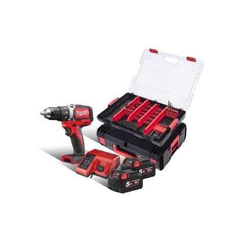 Milwaukee Perceuse Visseuse M18 BLDD 502XA 18V 5 0Ah En Coffret 100