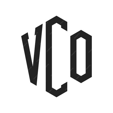 premium vector vco logo design initial letter vco monogram logo