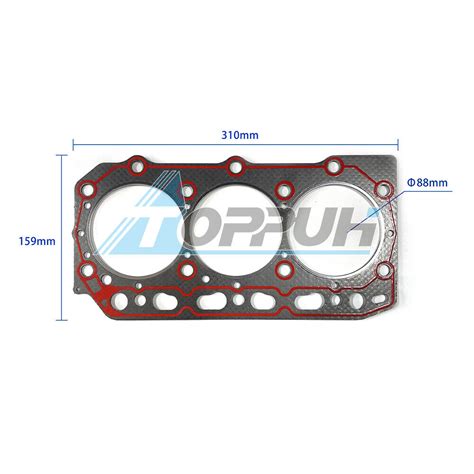 New Cylinder Head Gasket For Yanmar Tnv Tne D