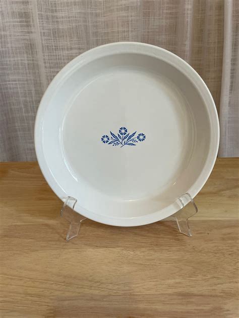 Vintage Corning Ware Blue Cornflower Pie Plate P Etsy