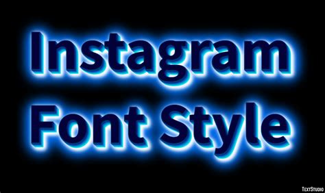 Instagram Font Style Text Effect and Logo Design Font