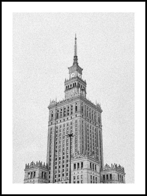 Plakat Pałac Kultury w Warszawie Posteran