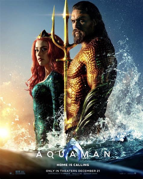 Aquaman ジェイソンモモア主演の海の王者のコミックヒーロー映画アクアマンの新しいポスター CIA Movie News