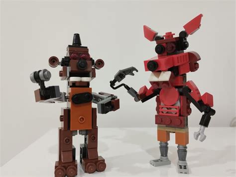 Freddy and Foxy mocs for the fnaf movie : r/lego