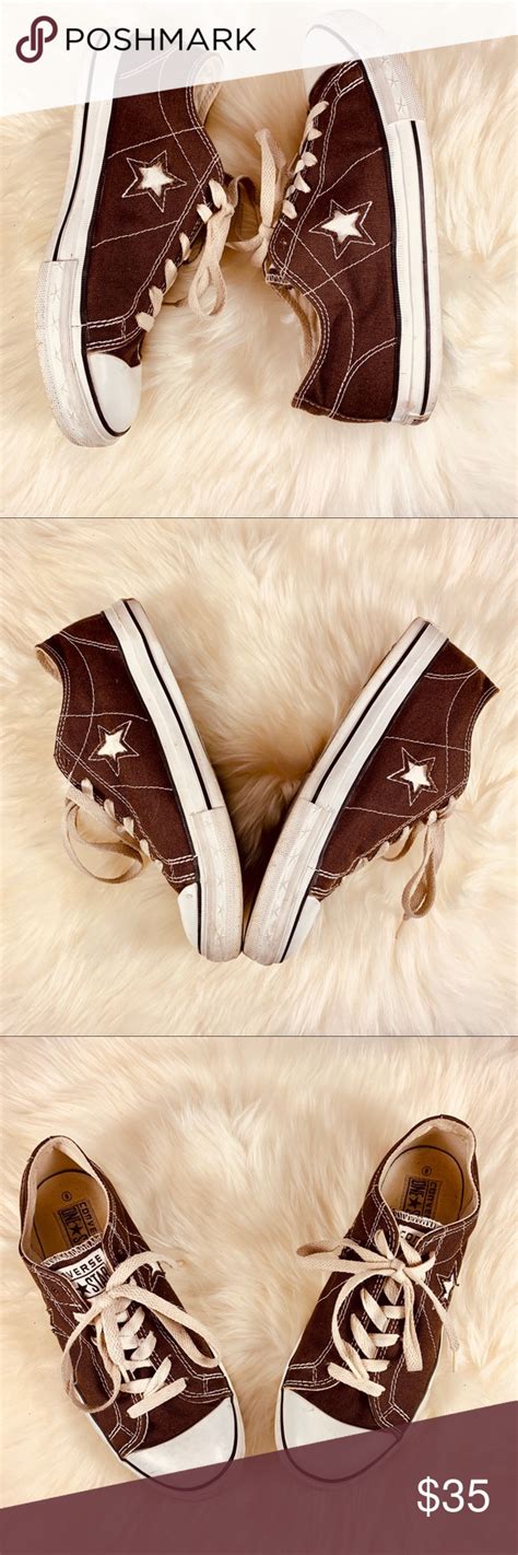 Converse One Star Brown Low Top Sneakers 8m Converse One Star Top