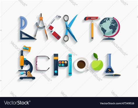 Back to school Royalty Free Vector Image - VectorStock