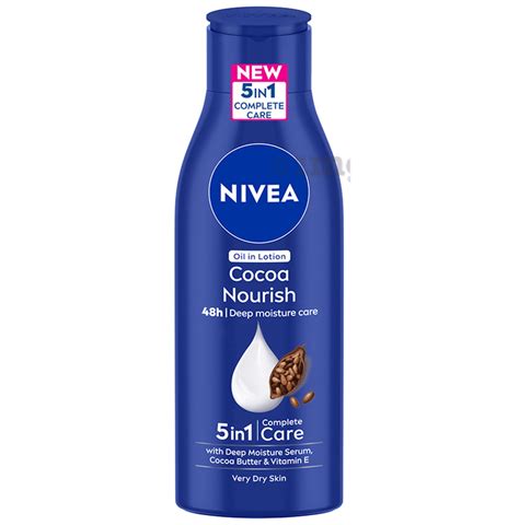 Nivea Cocoa Nourish Oil In Lotion 5 In 1 Complete Care For Very Dry Skin Buy Bottle Of 200 Ml