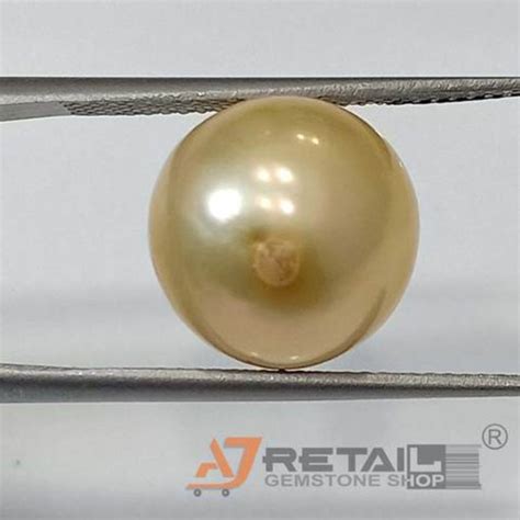 To Carat Best Price Igl Certified Natural Golden Pearl Moti For