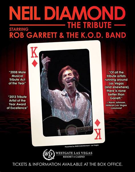 Neil Diamond Tribute Show - Rob Garrett the worlds premiere Neild ...