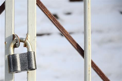 Premium Photo | Close-up of locked gate