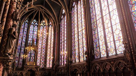 Stained Glass Windows In Cathedrals In Europe