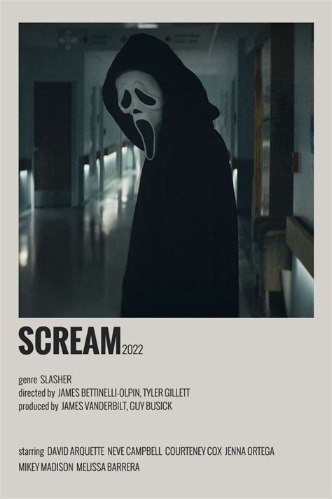 Film Scream Scream Movie Poster Terror Movies Scary Movies Good