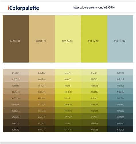 Khaki Color Chart