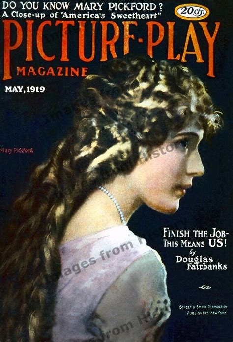 X Print Mary Pickford Picture Play Magazine Cover Ebay