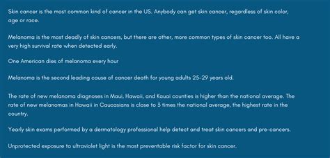 Skin Cancer — Dermacare Hi