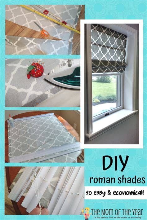 Easy DIY Roman Shades The Mom Of The Year