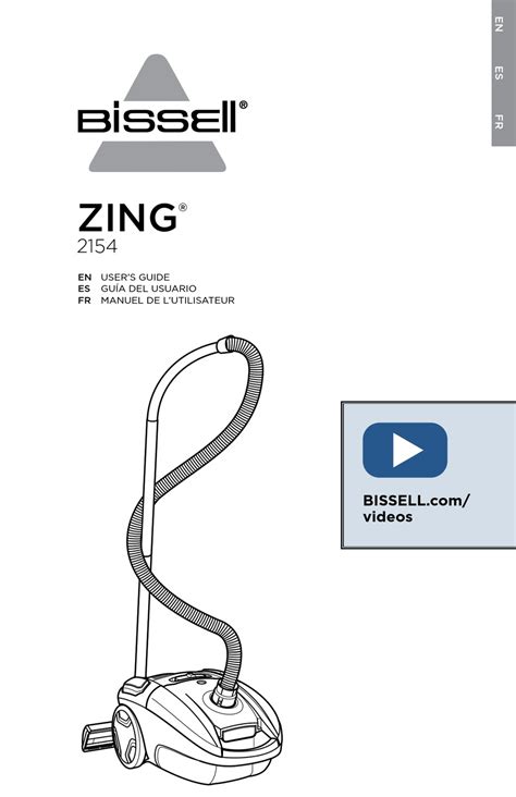 BISSELL ZING 2154 USER MANUAL Pdf Download | ManualsLib