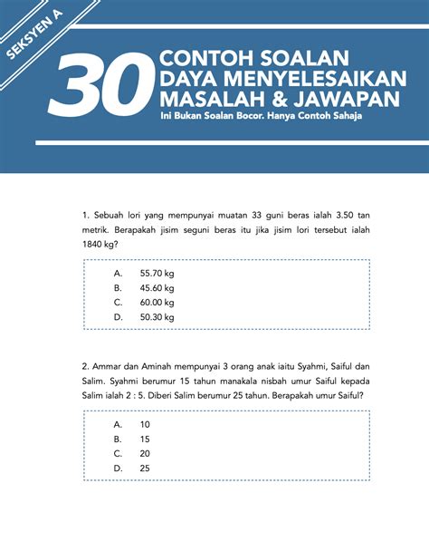 Contoh Soalan Peperiksaan Penolong Pegawai Tadbir N29 Pdf