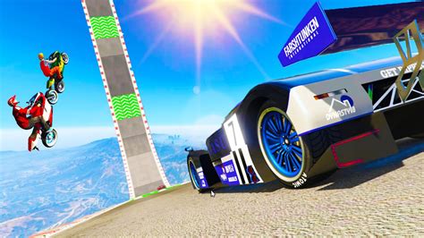 Gta 5 New Stunt Dlc Races Unbelievable Custom Gta V Stunt Races Gta 5 Stunt Youtube