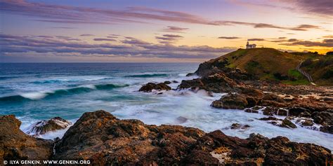 Tacking Point Lighthouse At Sunset Image Fine Art Landscape