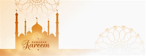 Muslim Ramadan Kareem Iftar Season Festival Banner Background Ramadan