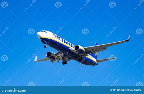 Ryanair Plane Landing Editorial Photography Image Of Engines 251469502