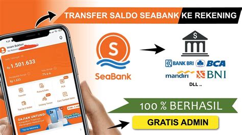 Mudah Cara Transfer Saldo Seabank Ke Rekening Bank Lain YouTube