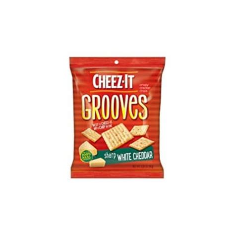 Cheez It Grooves Sharp White Cheddar 6 Count COOKIE CRACKER BIG PEG