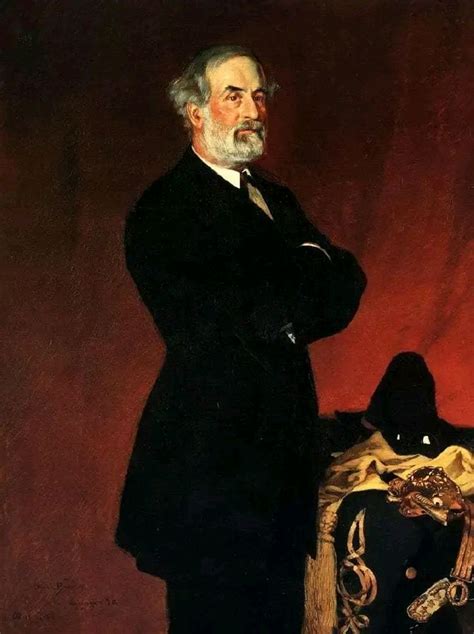 A Portrait Painting Of Robert E Lee By Frank Buchser ThiagoRe